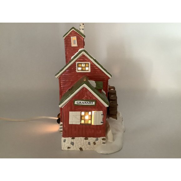 Dept. 56 J. Young's Granary Porcelain House - Picture 9 of 16